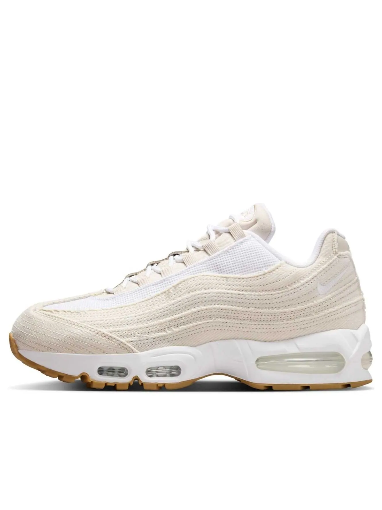 Кроссовки Nike x Levi's Air Max 95 'White and Ecru' — изображение 1 из 6, бежевый