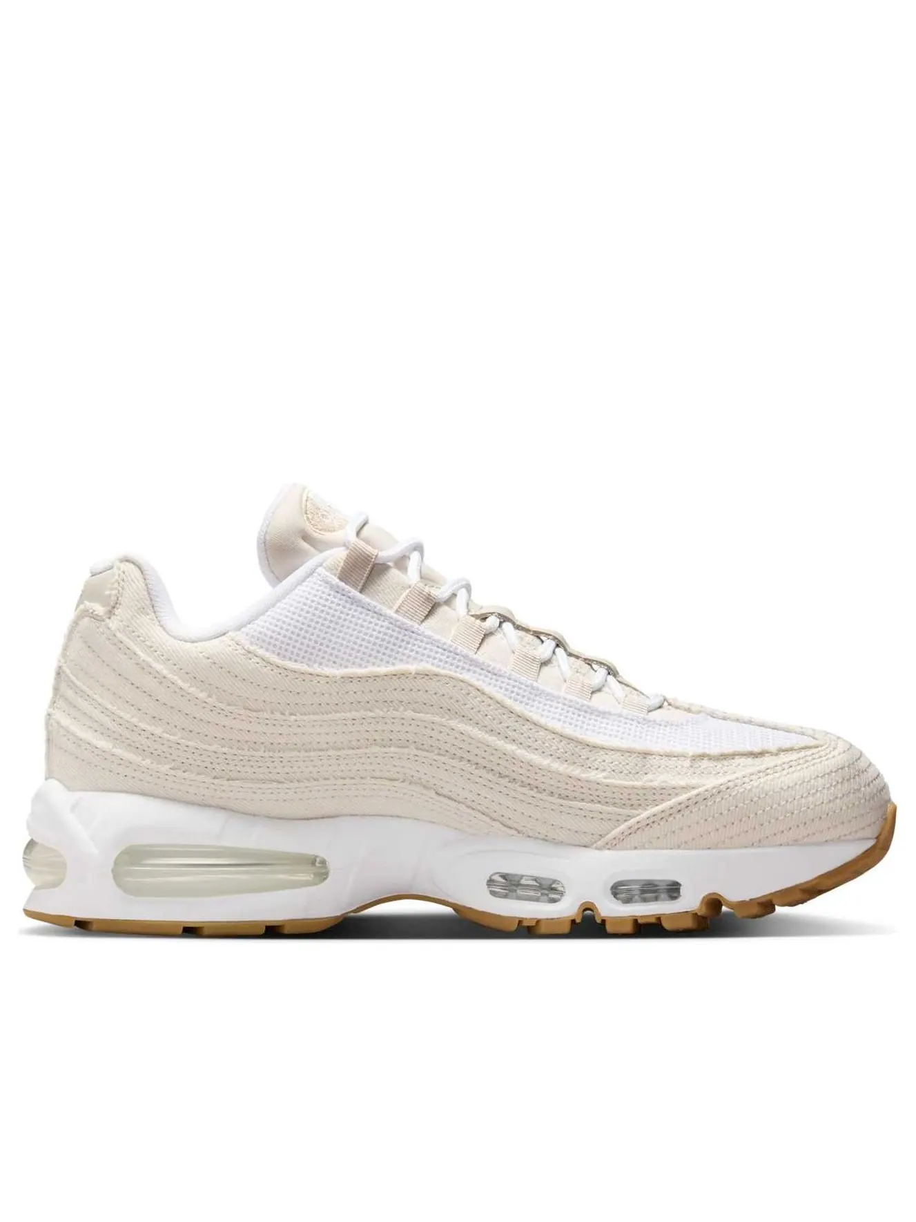 Кроссовки Nike x Levi's Air Max 95 'White and Ecru' — изображение 2 из 6, бежевый