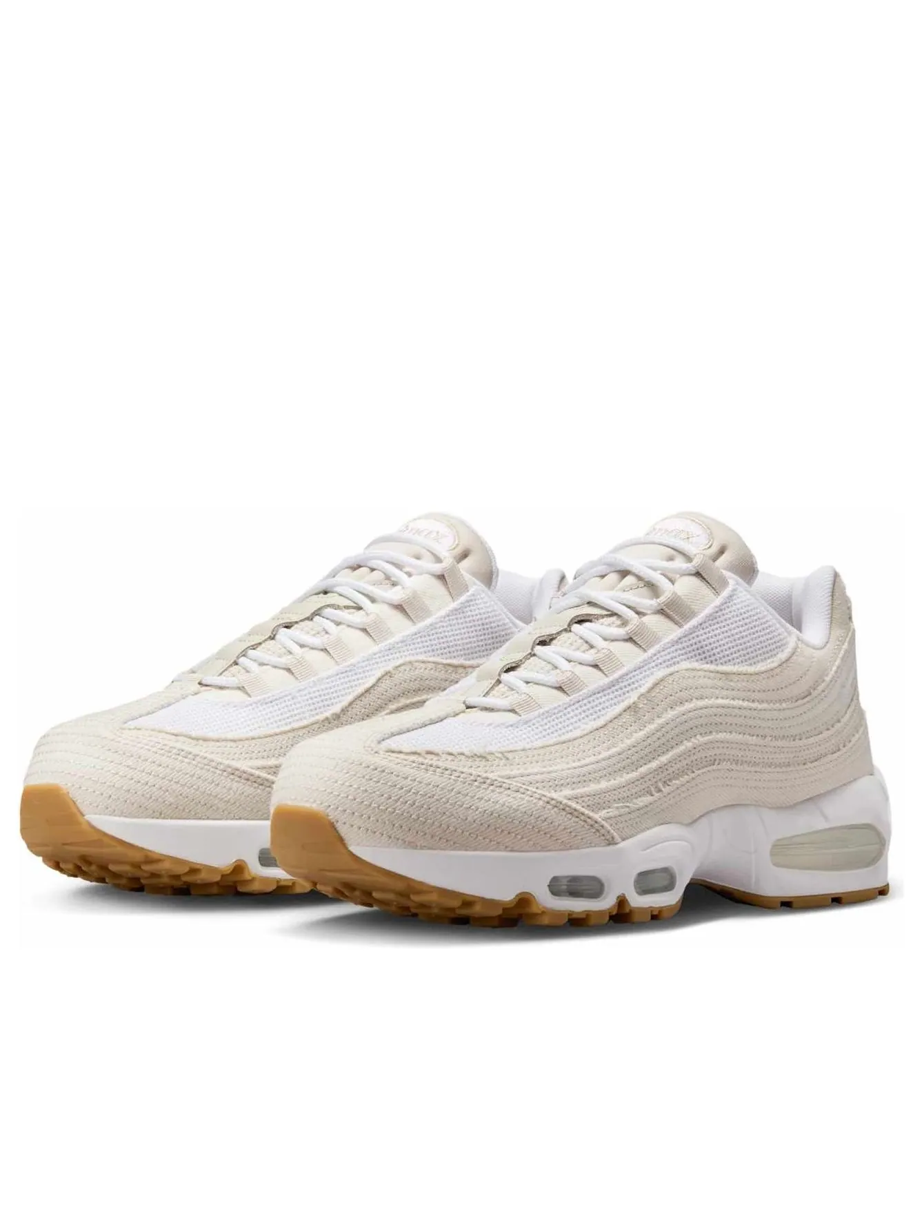 Кроссовки Nike x Levi's Air Max 95 'White and Ecru' — изображение 3 из 6, бежевый