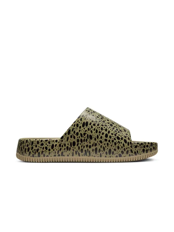 Тапочки calm slide 'neutral olive safari' Nike — изображение 4 из 4, оливковый