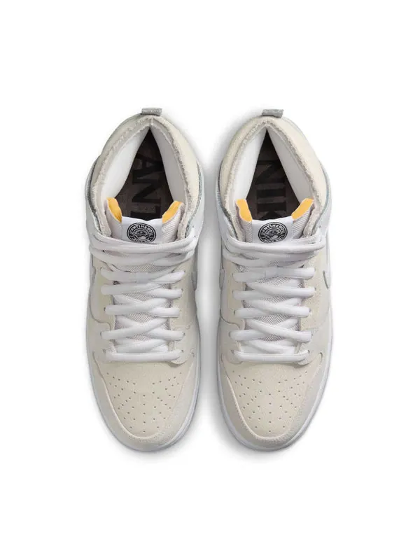 Кроссовки x antihero sb dunk high 'white black' Nike — изображение 4 из 4, белый/белый/черный