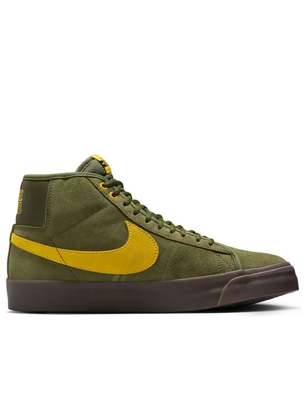 Кроссовки x antihero sb blazer mid 'rough green amarillo' Nike — изображение 2 из 4, зеленый//зеленый