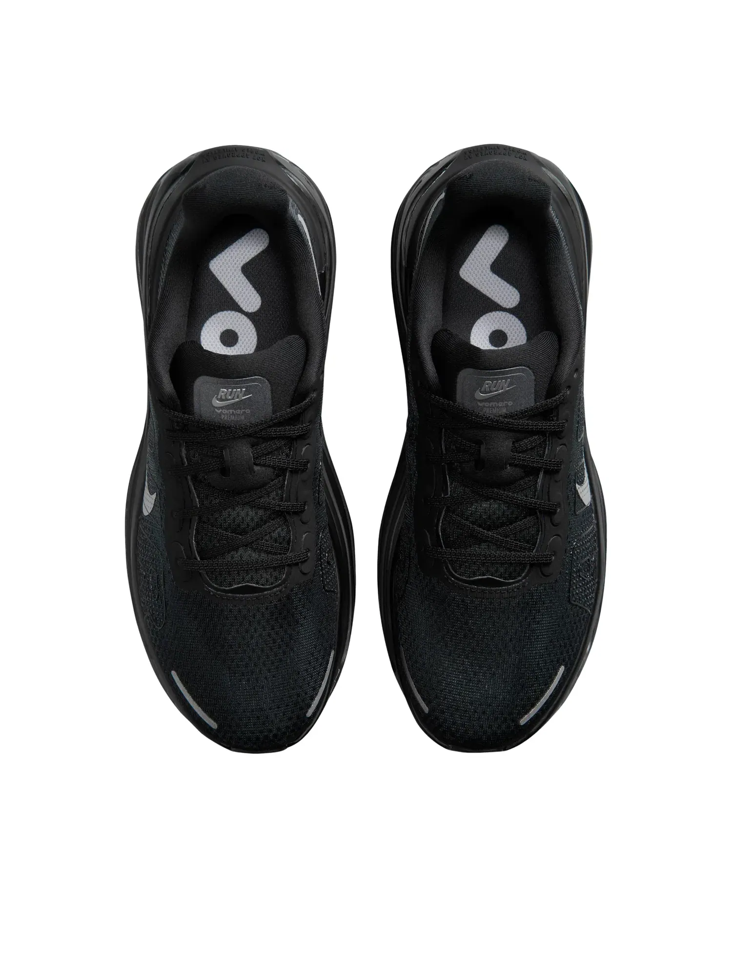 Женские кроссовки с шнуровкой Air Zoom Vomero Premium Nike — изображение 2 из 6, черный