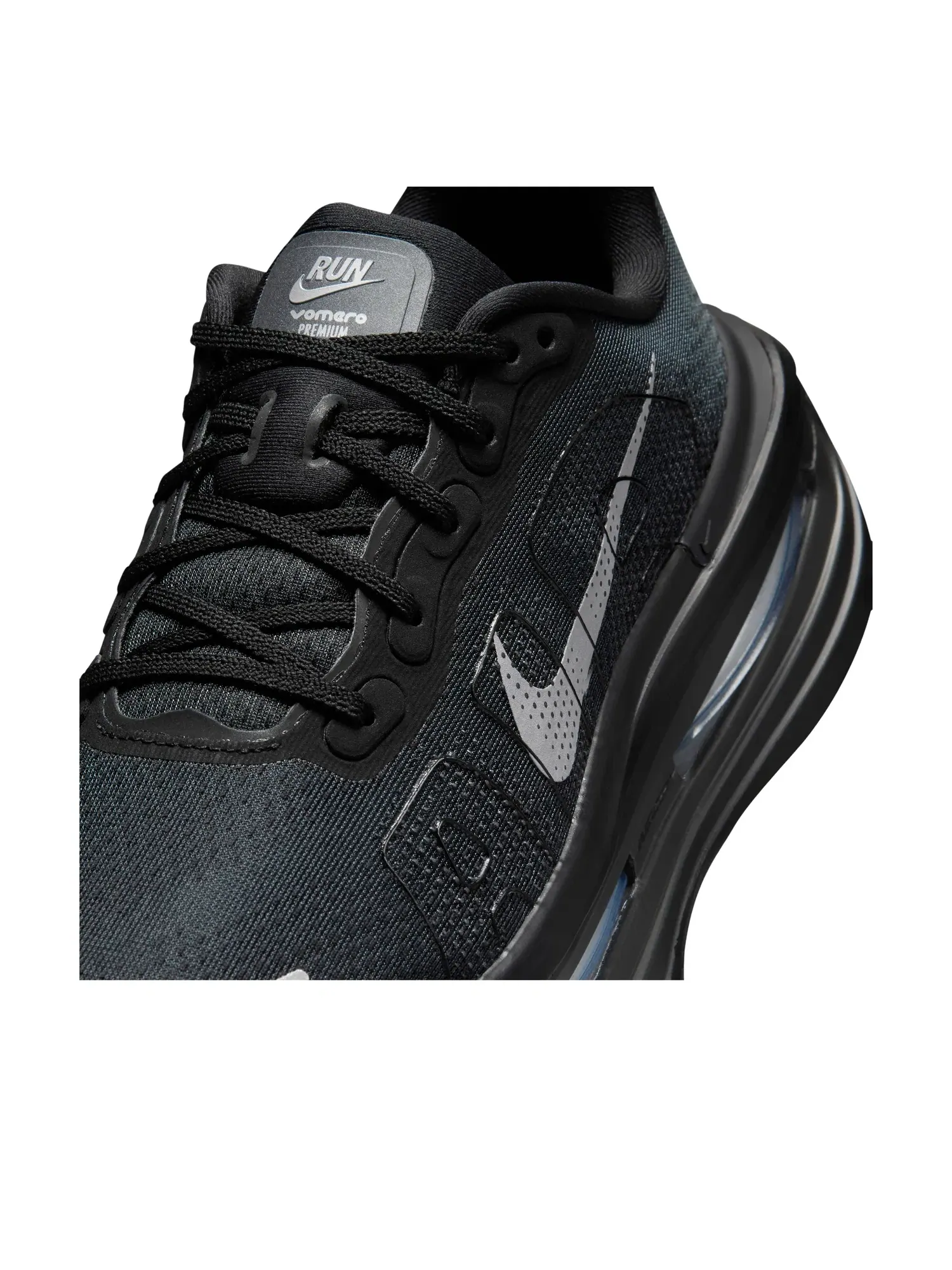 Женские кроссовки с шнуровкой Air Zoom Vomero Premium Nike — изображение 5 из 6, черный