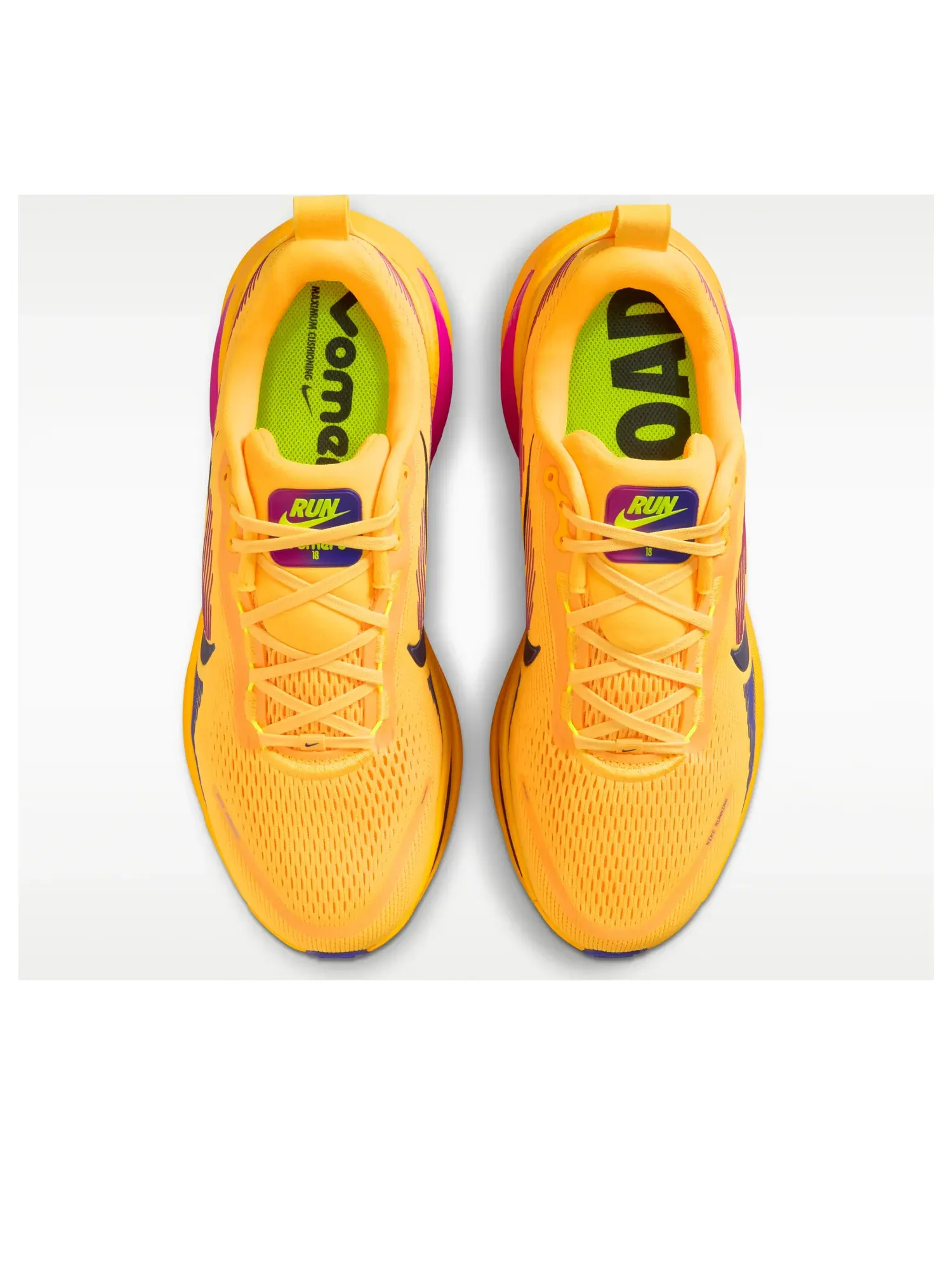 Кроссовки Nike Air Zoom Vomero 18 'Citron Pulse Laser Orange' — изображение 2 из 6, желтый