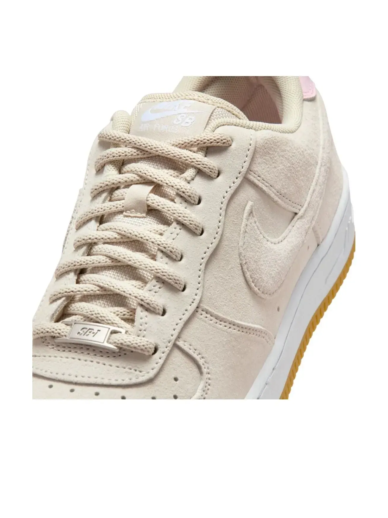 Кроссовки Nike SB Air Force 1 Low 'Light Orewood Brown' — изображение 6 из 6, бежевый