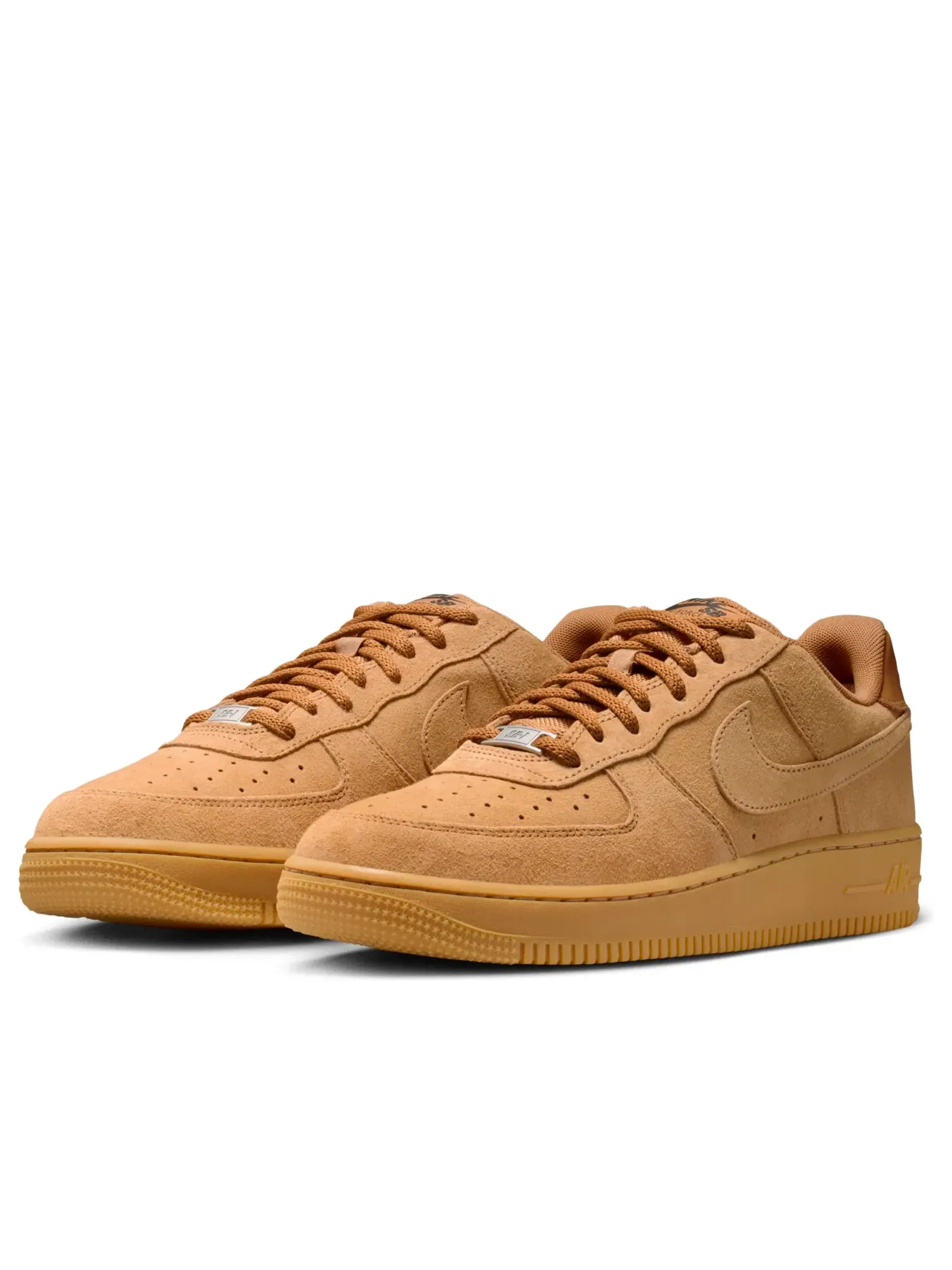 Мужские кроссовки для скейтбординга с замшевым верхом Nike SB Air Force 1 Low 'Flax' — изображение 5 из 7, коричневый