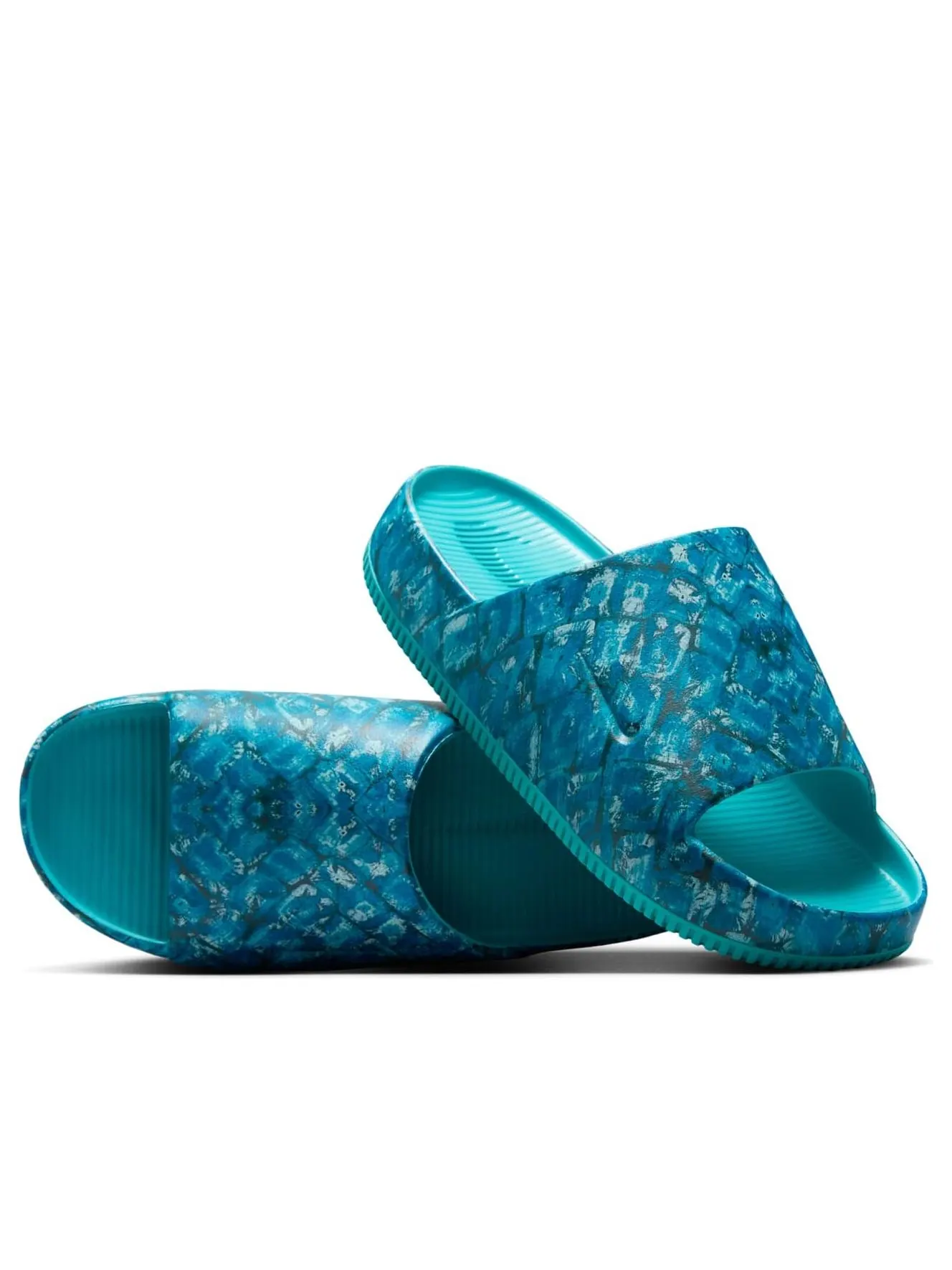 (WMNS) Шлепанцы Nike x NorBlack NorWhite Calm Slides 'Dusty Cactus' — изображение 3 из 5, темно-синий