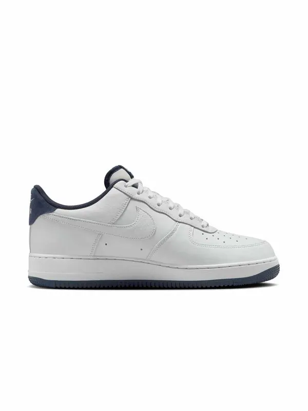 Кроссовки air force 1 low '07 lv8 'white navy' Nike — изображение 2 из 4, белый/темно-синий