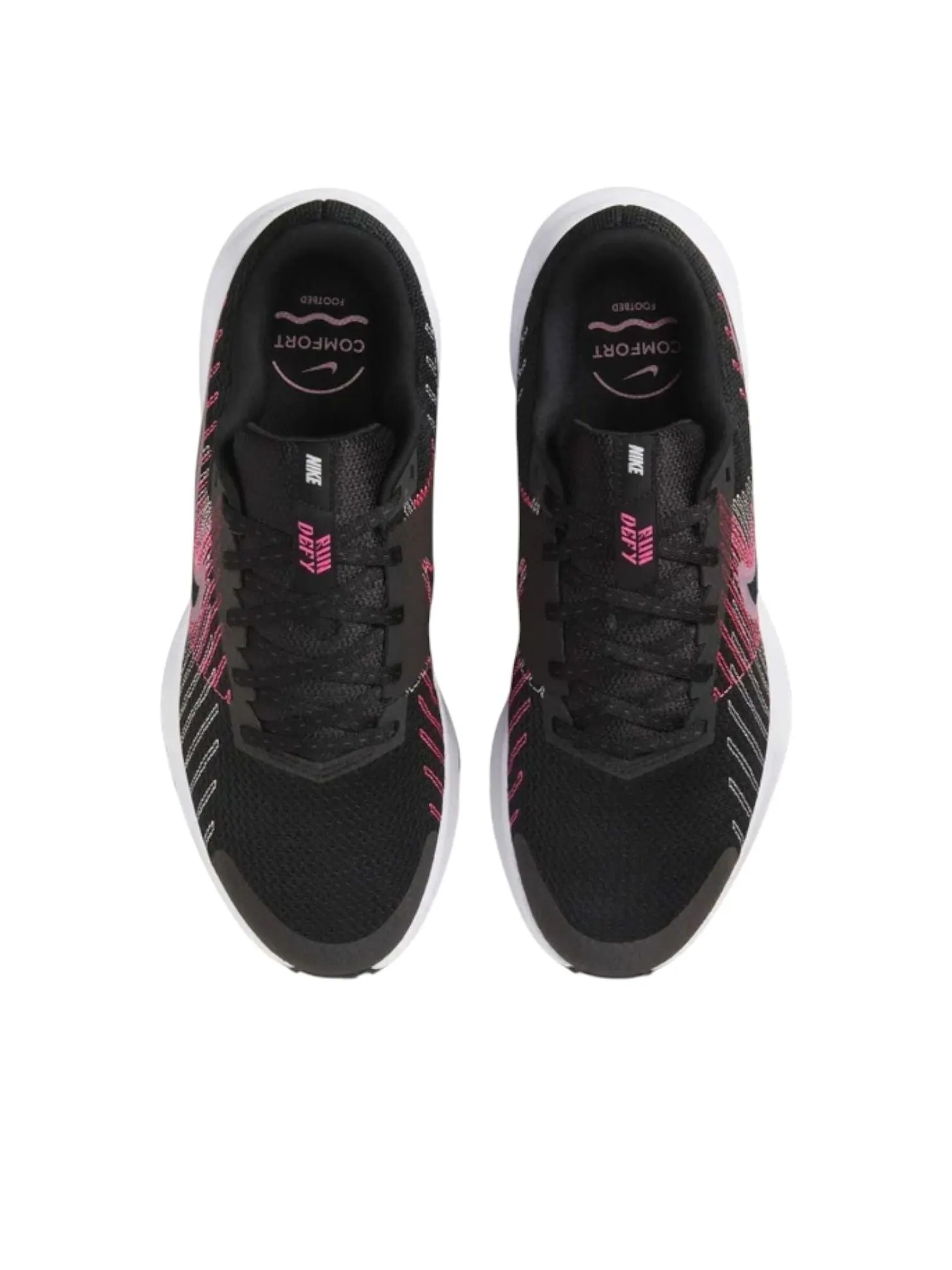 Кроссовки (WMNS) Nike Run Defy 'Black Hyper Pink' — изображение 3 из 5, черный