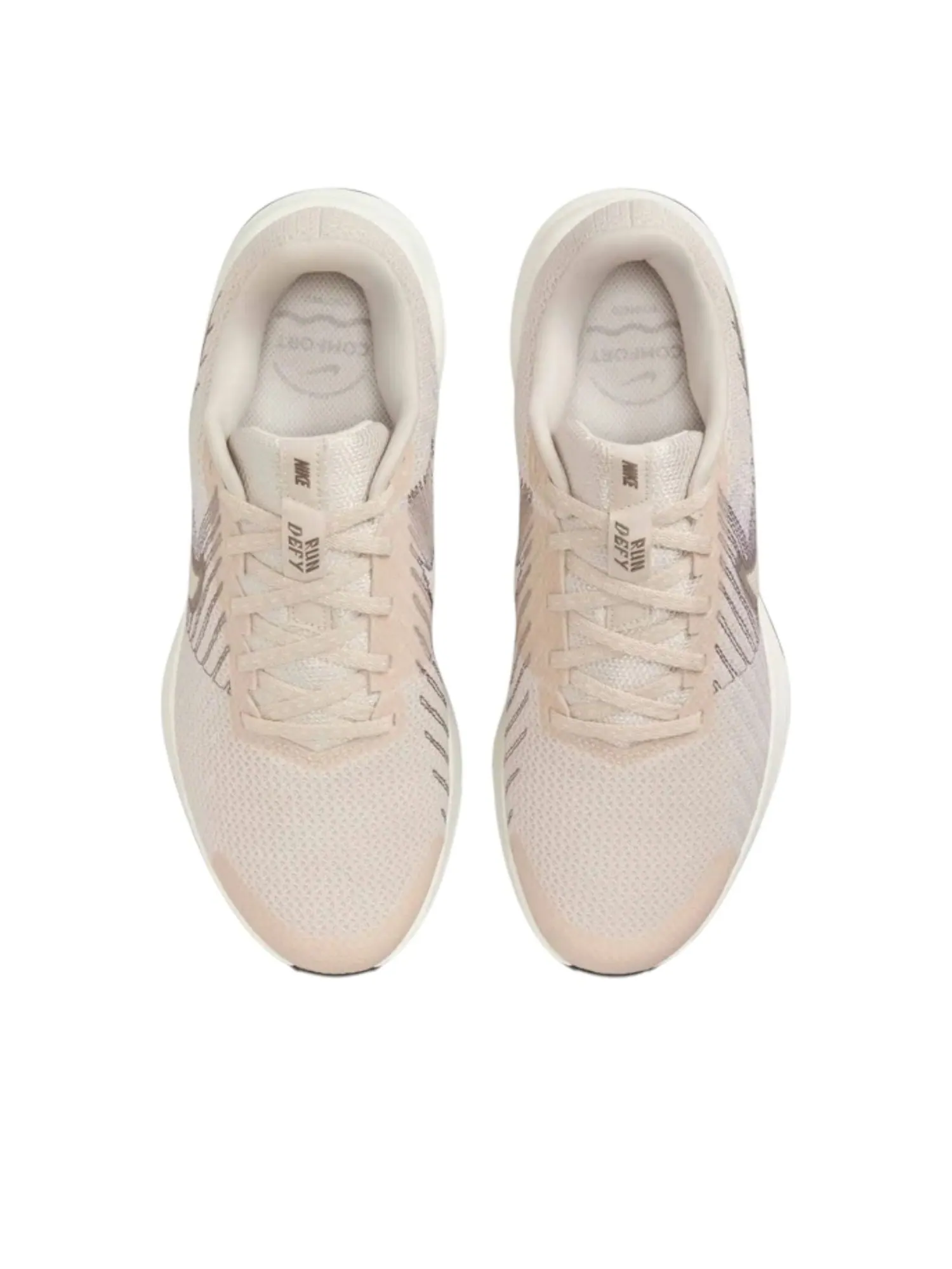 Кроссовки (WMNS) Nike Run Defy 'Light Orewood Brown' — изображение 3 из 6, бежевый