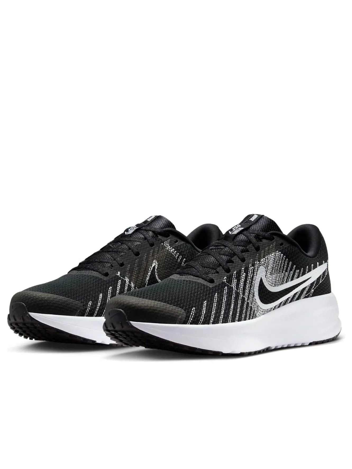 Кроссовки Nike Run Defy 'Black White' — изображение 4 из 6, черный