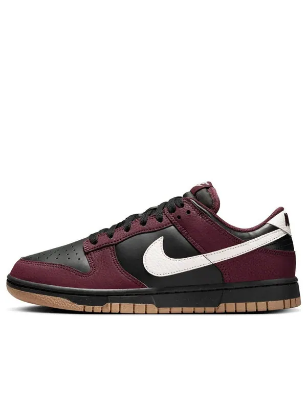 Кроссовки dunk low next nature 'burgundy crush black' Nike — изображение 1 из 4, бордовый/черный/хаки