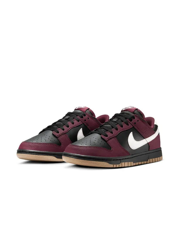 Кроссовки dunk low next nature 'burgundy crush black' Nike — изображение 3 из 4, бордовый/черный/хаки