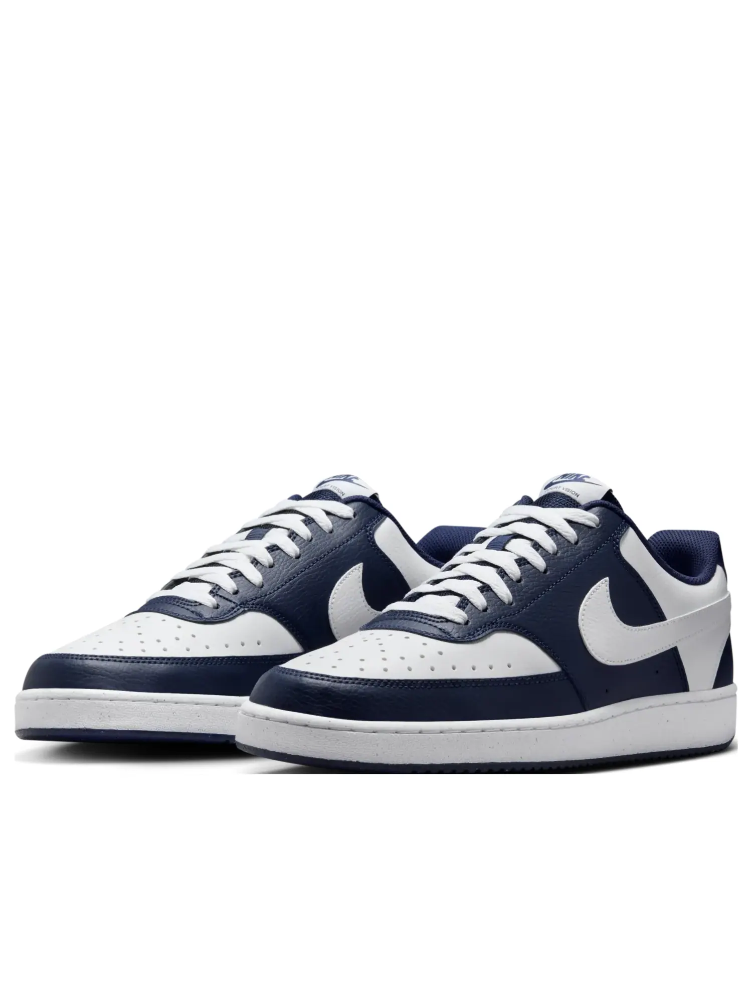 Кроссовки Nike Court Vision Low 'Midnight Navy White' — изображение 4 из 6, темно-синий