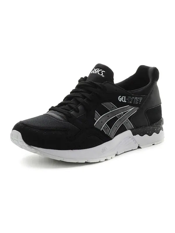 Кроссовки гель лайт 5 Asics — изображение 3 из 4, черный/белый