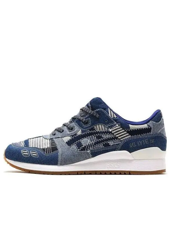 Кроссовки гель лайт 3 Asics — изображение 1 из 4, индиго синий