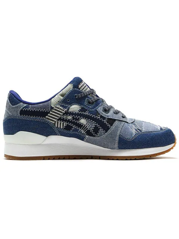 Кроссовки гель лайт 3 Asics — изображение 2 из 4, индиго синий