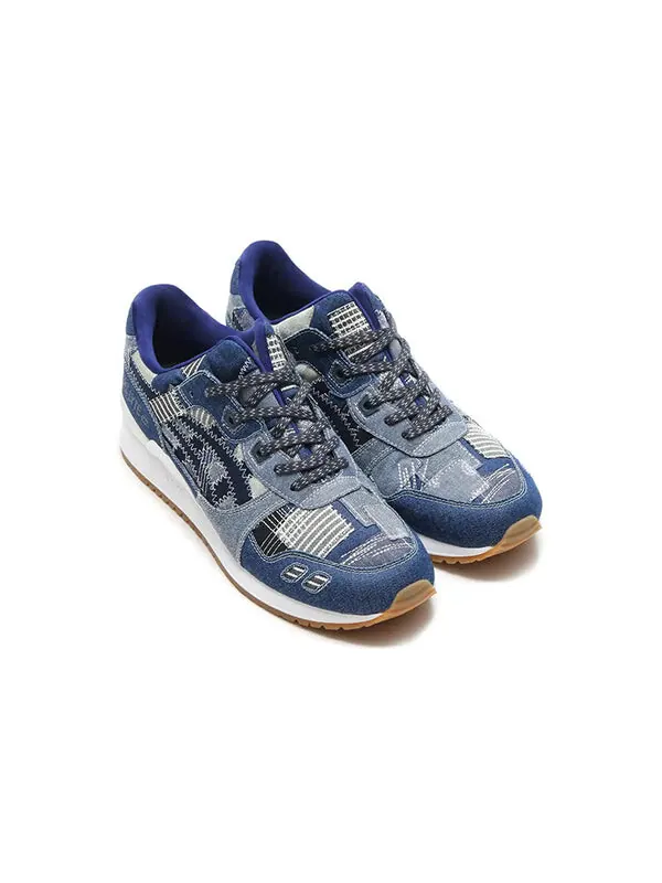 Кроссовки гель лайт 3 Asics — изображение 3 из 4, индиго синий