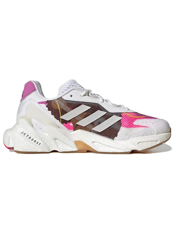 Кроссовки thebe magugu x x9000l4 'white team shock pink' Adidas — изображение 2 из 4, розовый/белый
