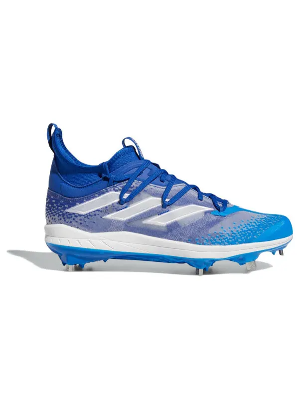 Кроссовки adizero afterburner nwv Adidas — изображение 2 из 4, синий/белый/синий