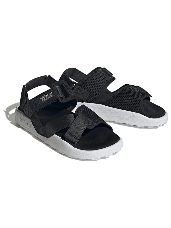 Сандалии adilette adventure sandal Adidas — изображение 3 из 4, черный/белый/белый