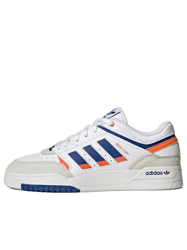 Кроссовки оригиналы drop step low Adidas — изображение 1 из 4, белый/синий/оранжевый