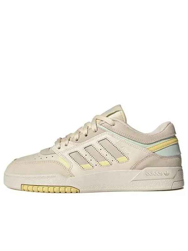 Кроссовки оригиналы drop step low Adidas — изображение 1 из 4, кремовый/желтый/синий