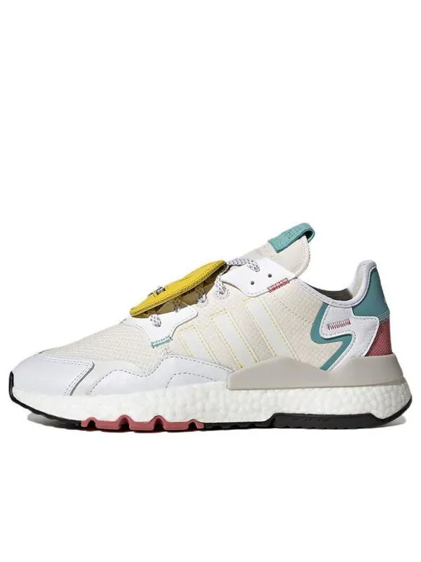 Кроссовки оригинальные nite jogger Adidas — изображение 1 из 4, белый