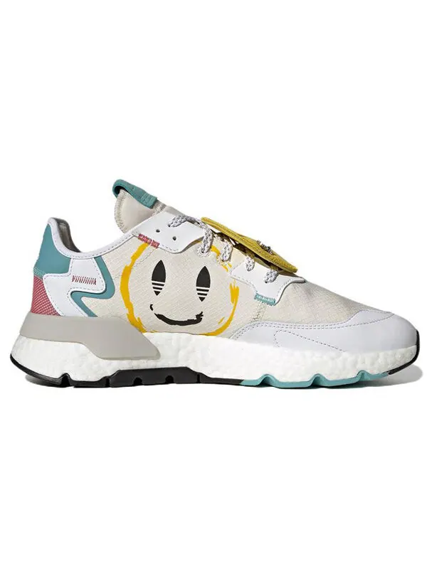 Кроссовки оригинальные nite jogger Adidas — изображение 2 из 4, белый
