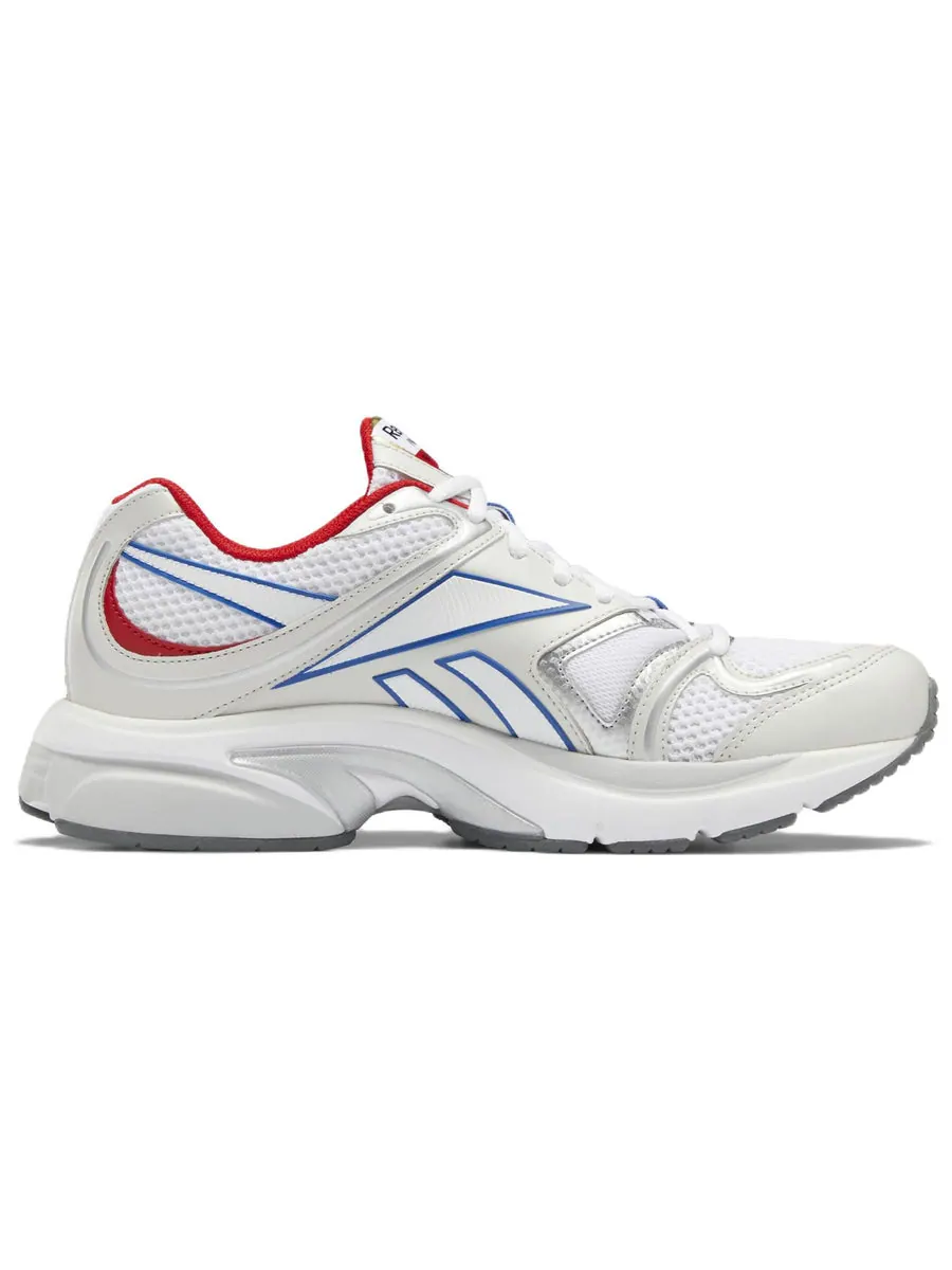 Беговые кроссовки Reebok Premier Road Plus 6 'White Blue Red' — изображение 2 из 6, белый серый красный