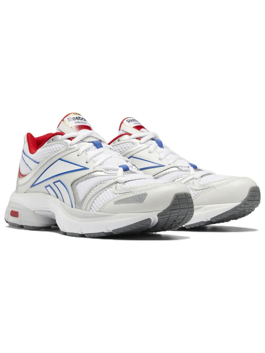 Беговые кроссовки Reebok Premier Road Plus 6 'White Blue Red' — изображение 3 из 6, белый серый красный