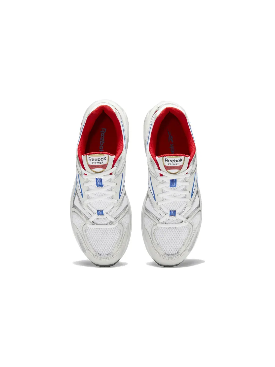 Беговые кроссовки Reebok Premier Road Plus 6 'White Blue Red' — изображение 4 из 6, белый серый красный