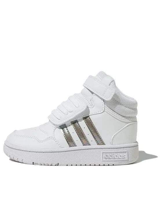 Кроссовки hoops mid 3.0 ac i shoes Adidas — изображение 1 из 4, белый/серебристый