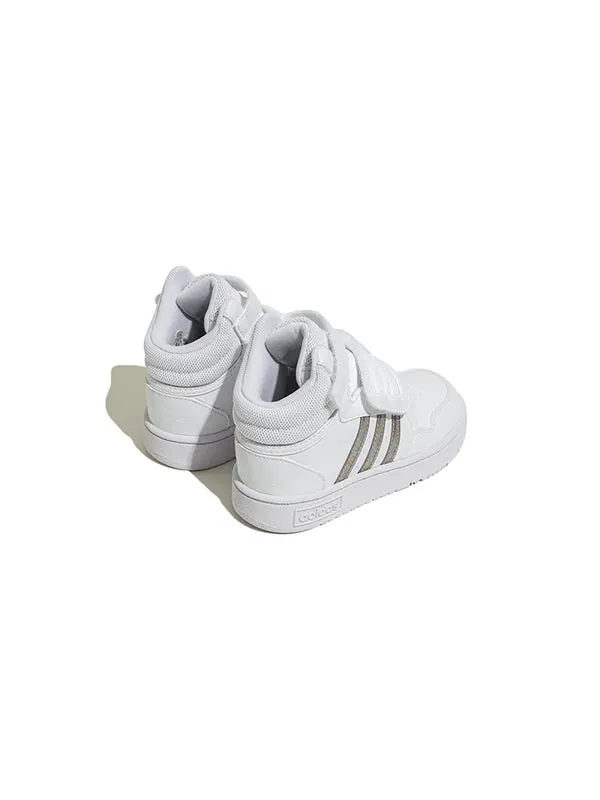 Кроссовки hoops mid 3.0 ac i shoes Adidas — изображение 3 из 4, белый/серебристый