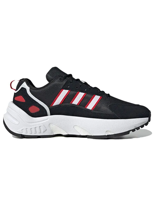 Кроссовки оригинал zx 22 boost Adidas — изображение 2 из 4, черный/белый/красный