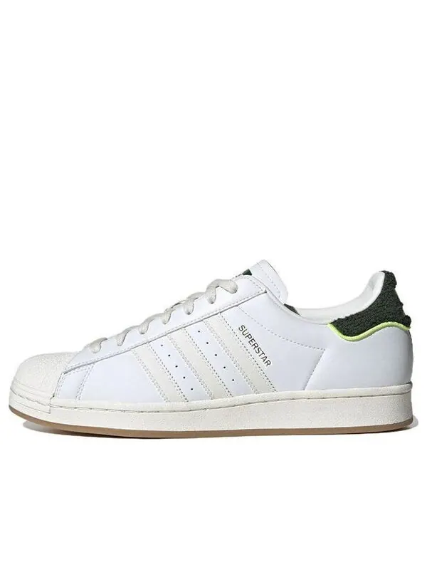 Кроссовки оригиналы суперзвезда Adidas — изображение 1 из 4, белый/зеленый
