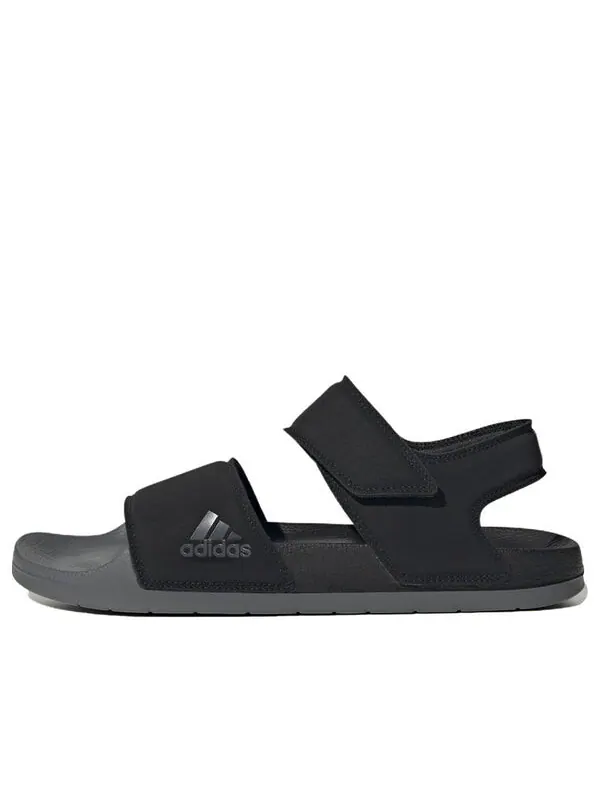 Тапочки adilette sandal Adidas — изображение 1 из 4, черный/серый/черный