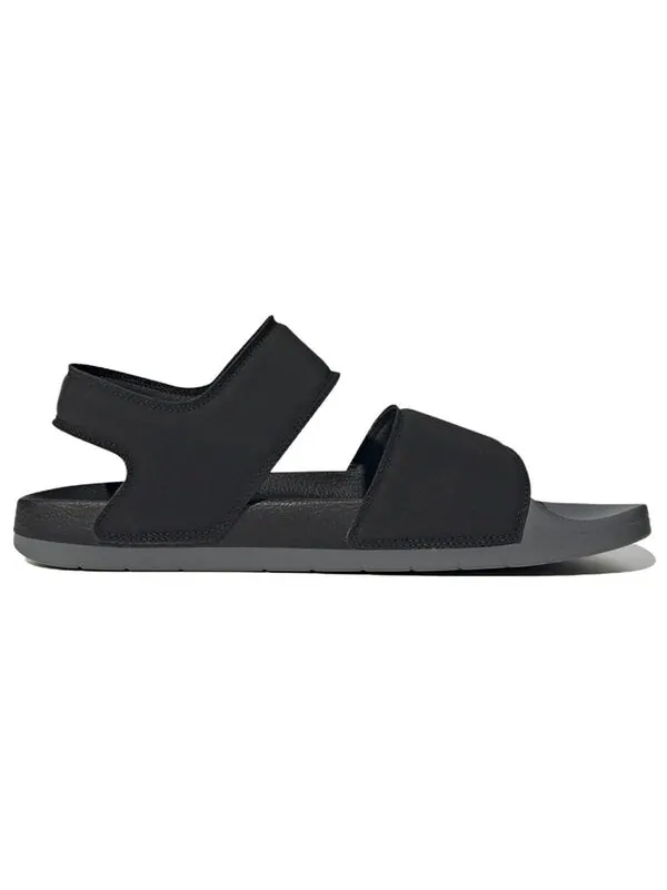 Тапочки adilette sandal Adidas — изображение 2 из 4, черный/серый/черный