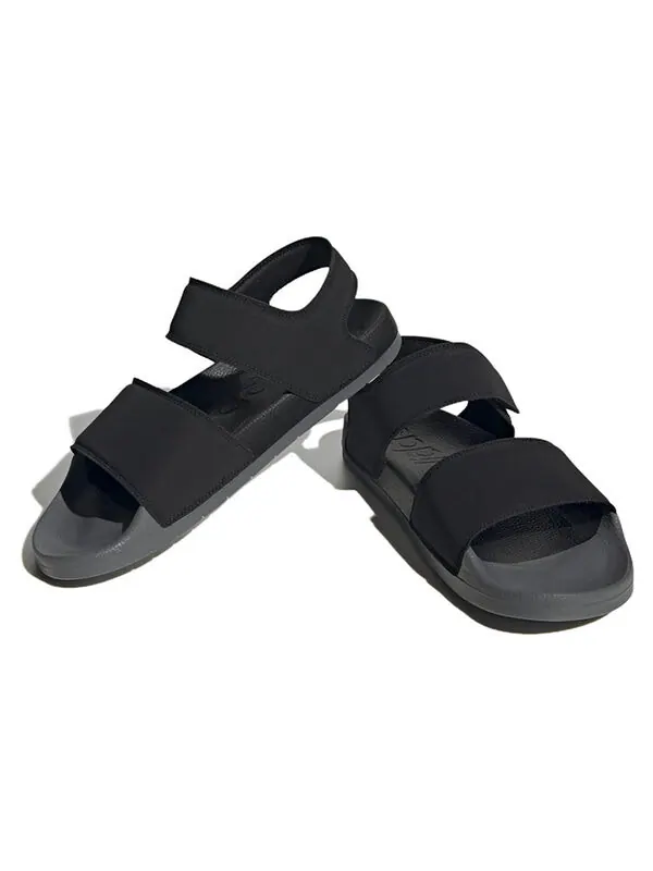 Тапочки adilette sandal Adidas — изображение 3 из 4, черный/серый/черный