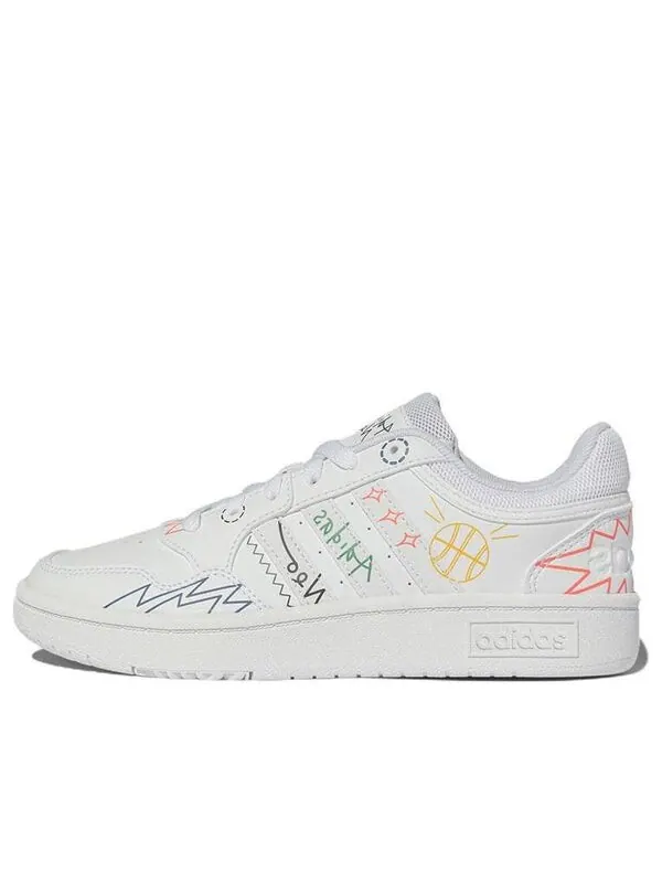 Кроссовки neo hoops 3.0 каракули Adidas — изображение 1 из 4, белый