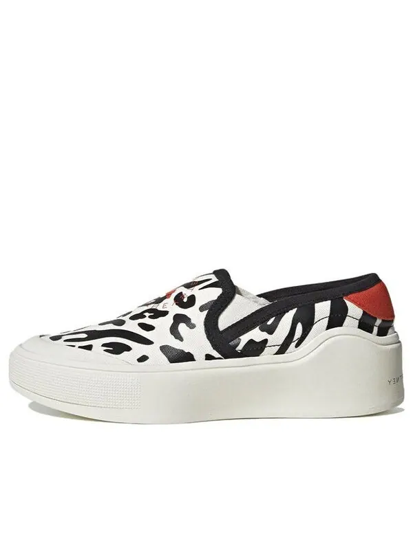 Кроссовки от stella mccartney court slip on кроссовки Adidas — изображение 1 из 4, белый/черный