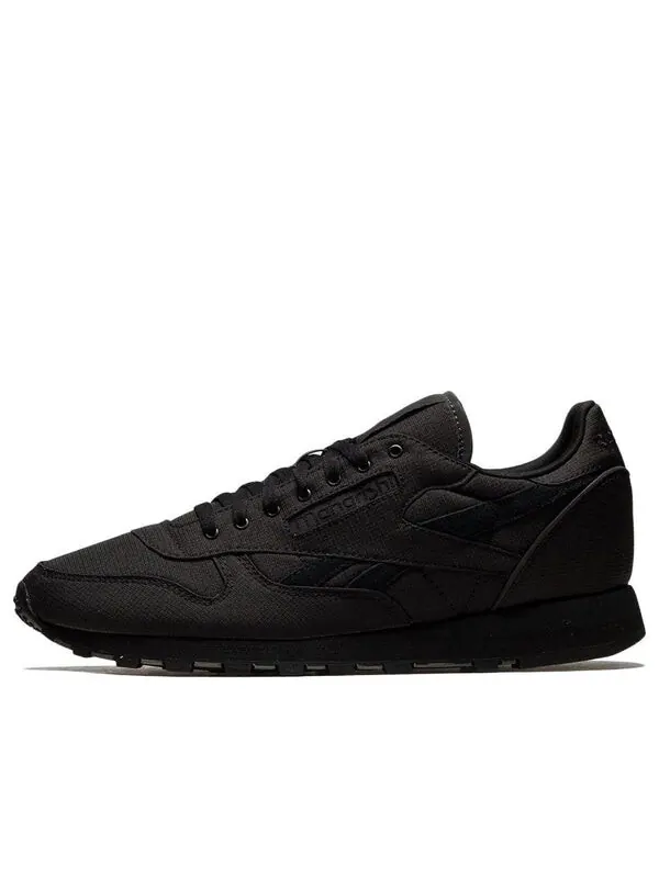 Кроссовки classic leather 'maharishi ripstop' Reebok — изображение 1 из 4, черный/черный/серый