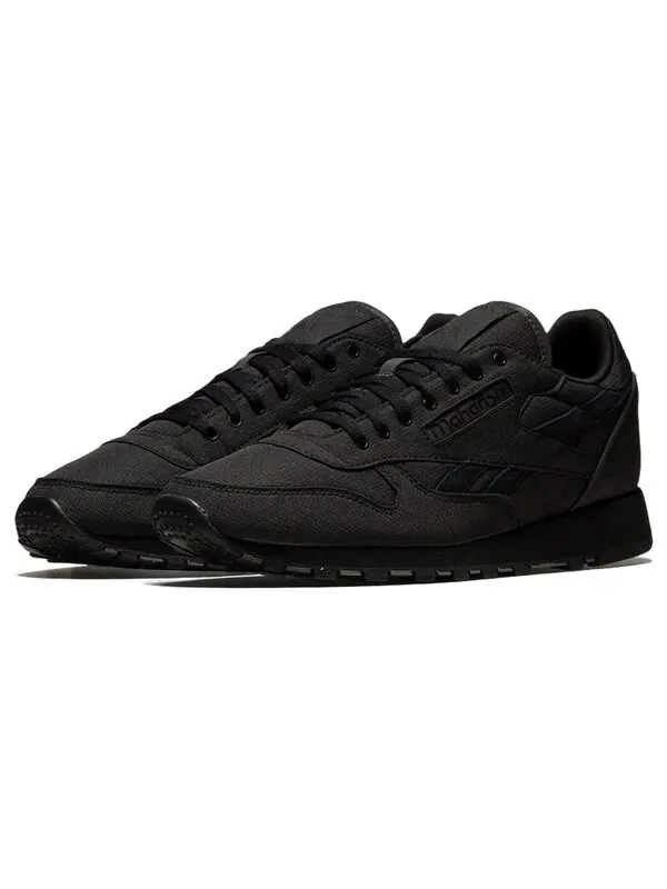 Кроссовки classic leather 'maharishi ripstop' Reebok — изображение 3 из 4, черный/черный/серый