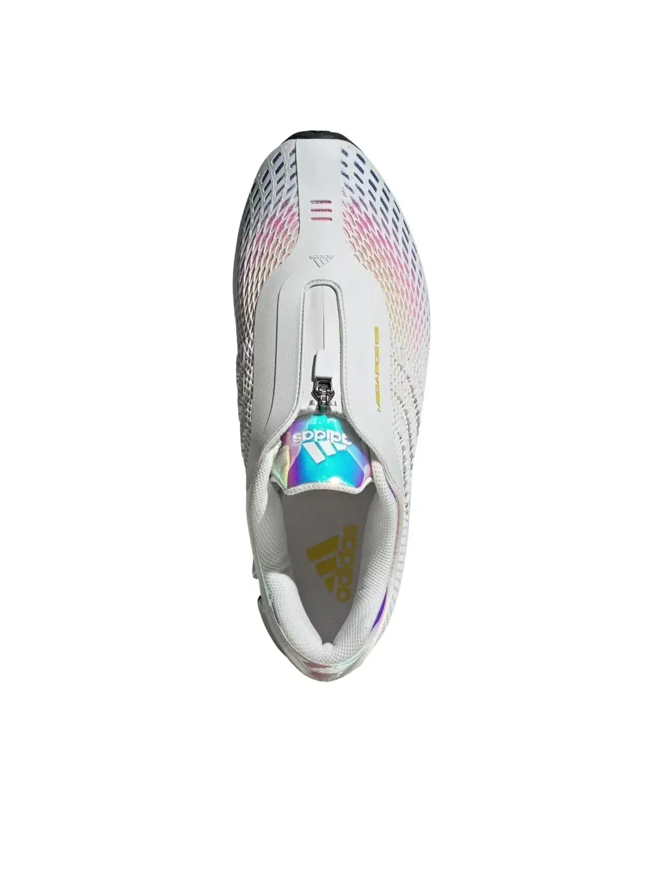 Кроссовки (WMNS) Adidas Mega S2 'Crystal White Yellow' — изображение 2 из 4, белый
