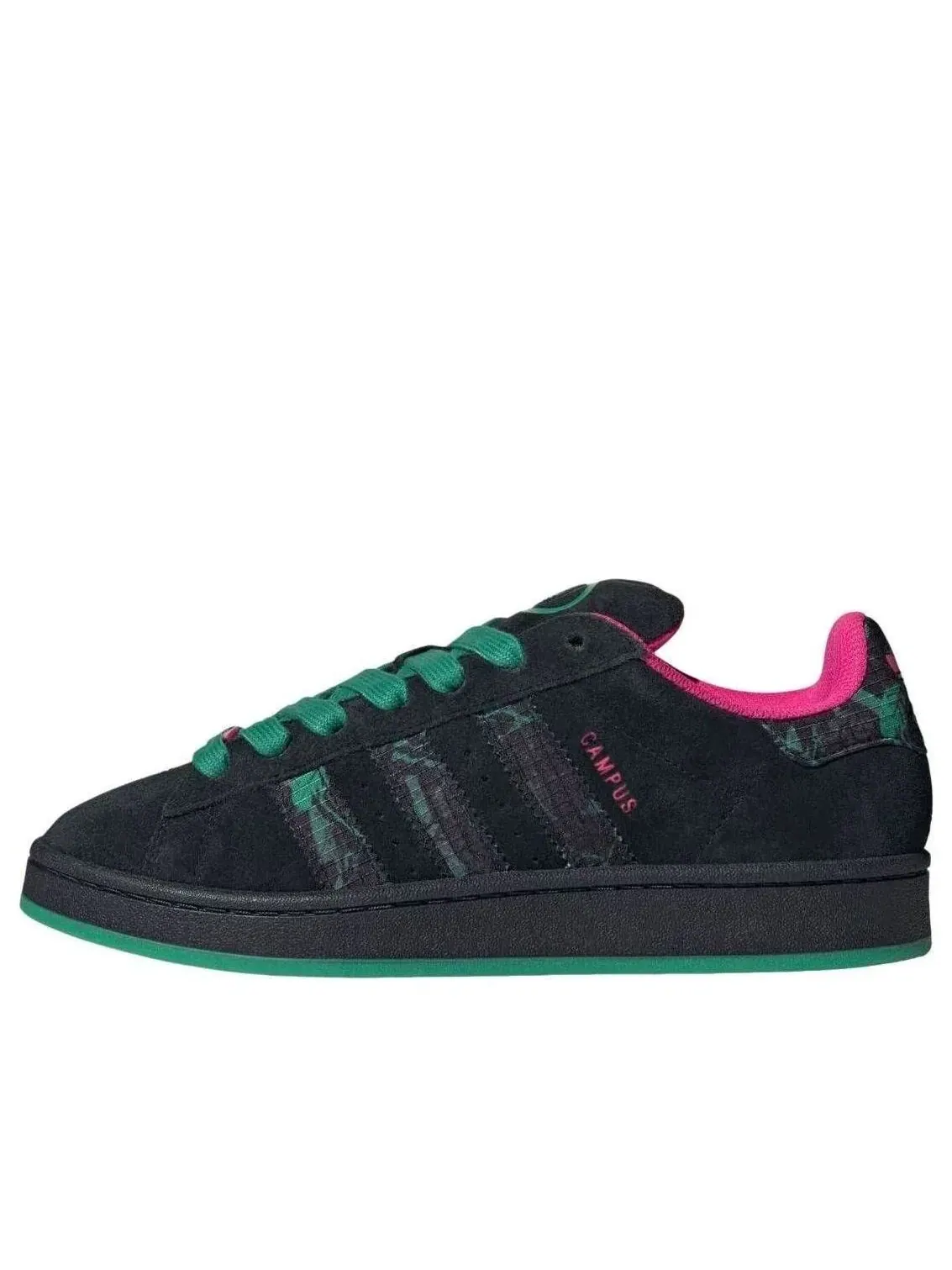 Мужские кроссовки замшевые с низким верхом Campus 00s Adidas — изображение 1 из 5, черный