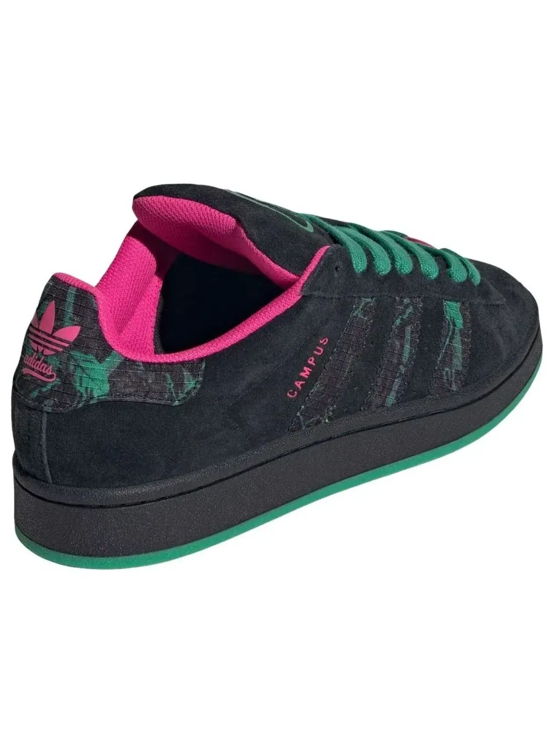 Мужские кроссовки замшевые с низким верхом Campus 00s Adidas — изображение 5 из 5, черный
