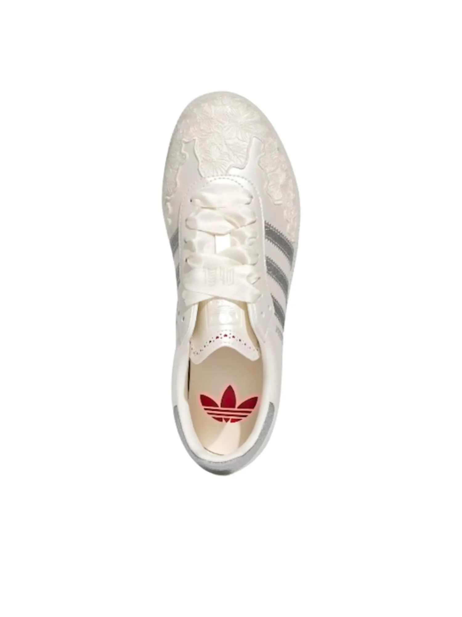 (WMNS) Adidas Samba OG 'Chalk White Silver Metallic' — изображение 2 из 4