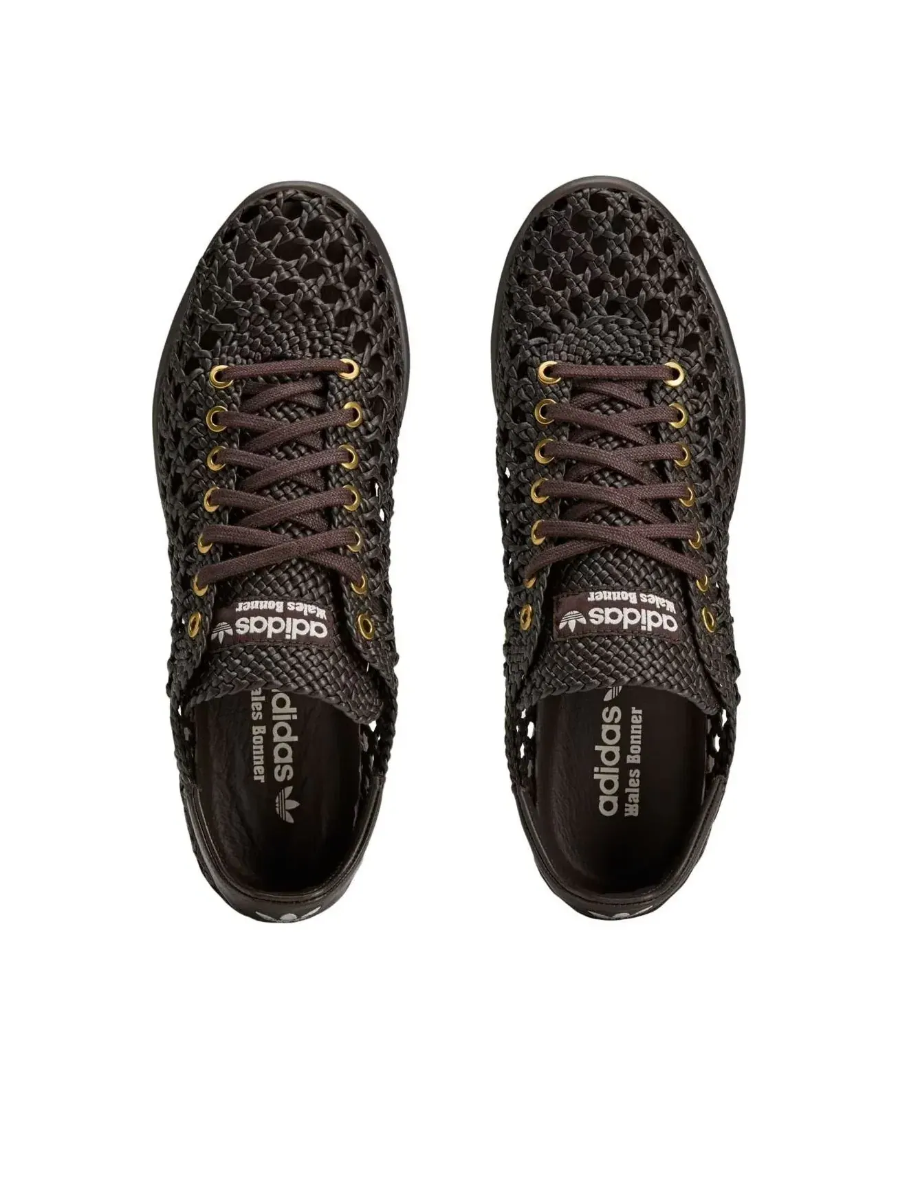 Кроссовки Adidas x Wales Bonner Karintha Basketry 'Dark Brown' HP3710 — изображение 2 из 5, коричневый