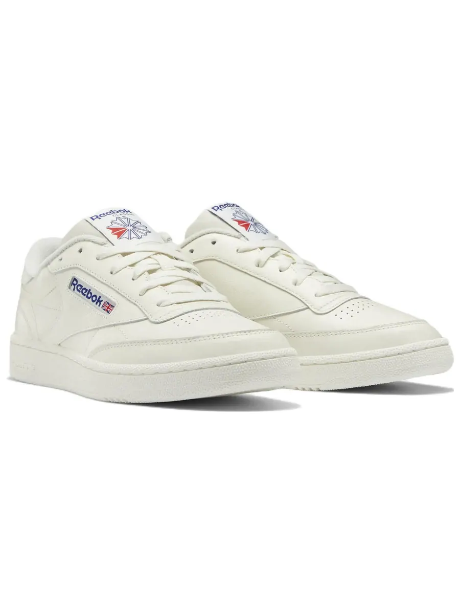 Кроссовки Reebok Club C 85 'Chalk Classic Cobalt White' — изображение 3 из 6, белый